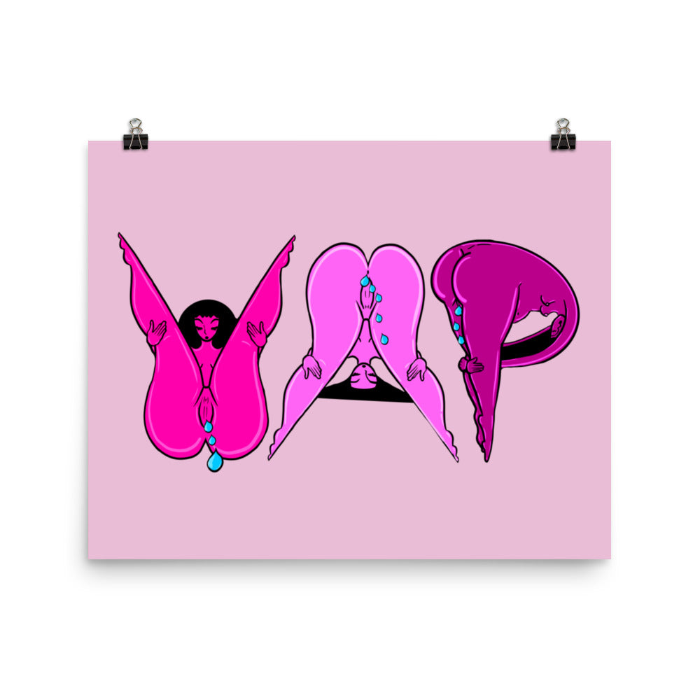 "WAP" art print by ArtistNatalie, print detail