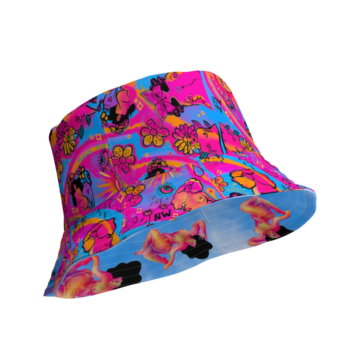 Hats with original ArtistNatalie artwork