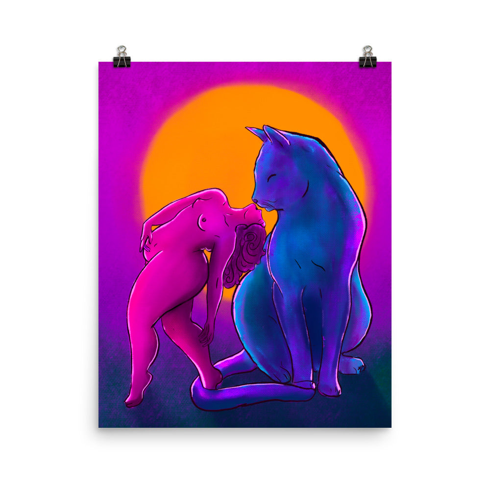 "This Is For You" art print by ArtistNatalie, print detail