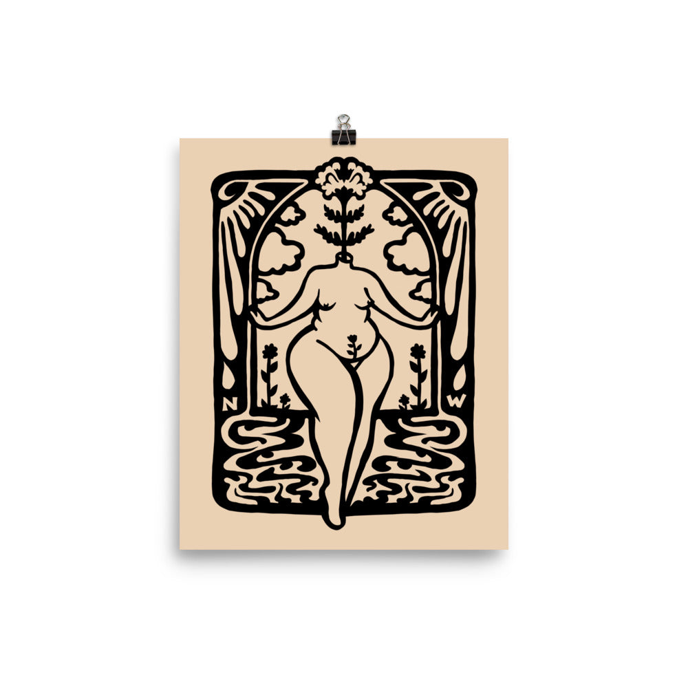 "Connected 2" art print by ArtistNatalie, size options