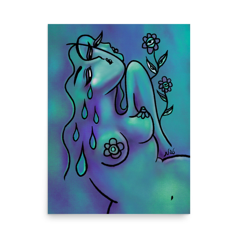 "Watch Over Me" art print by ArtistNatalie, size options
