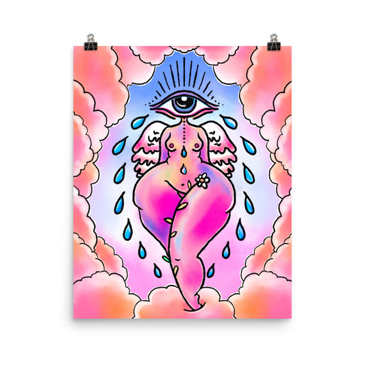 "Icon" art print by ArtistNatalie, print detail