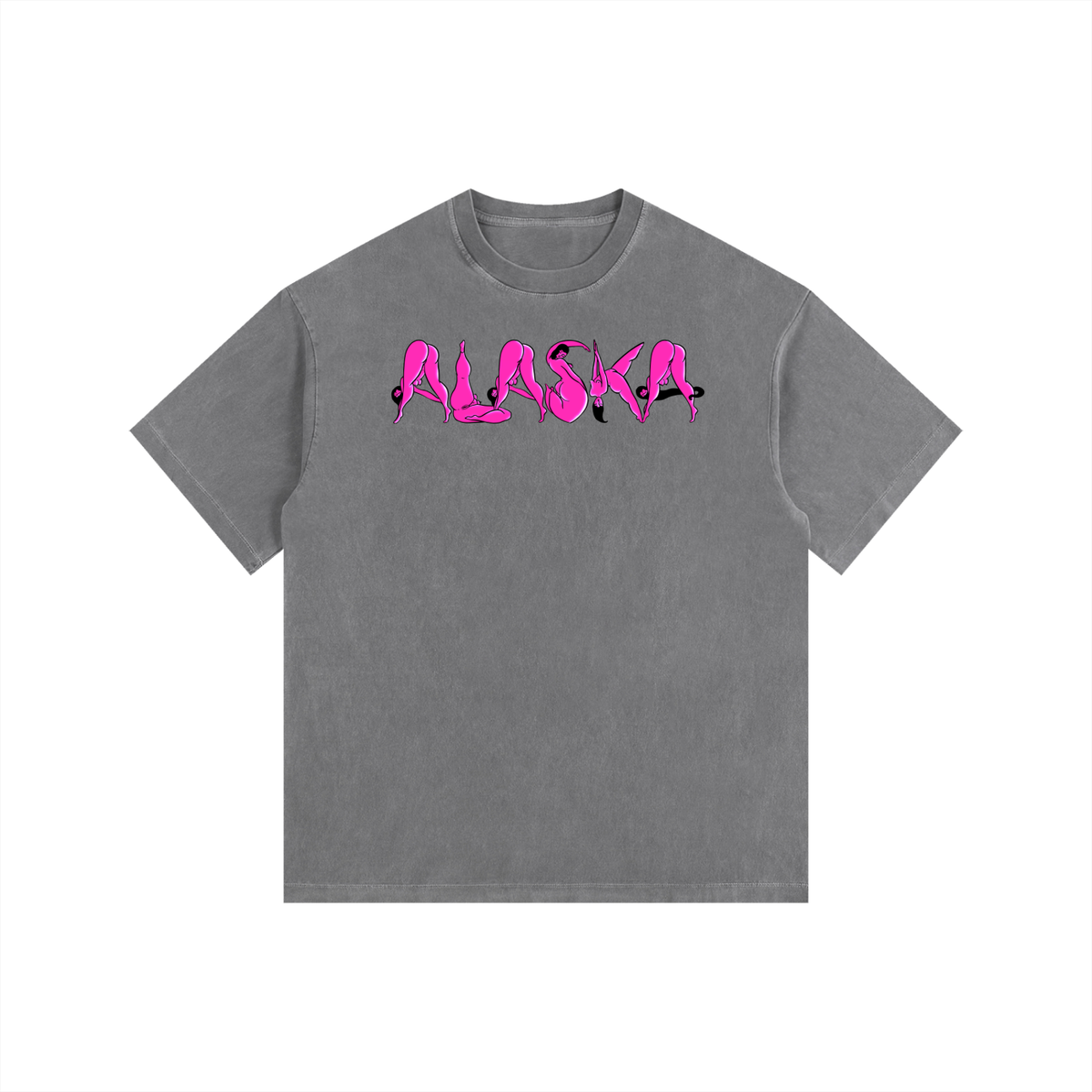 "Alaska" retro washed cotton tee by ArtistNatalie, photo 3