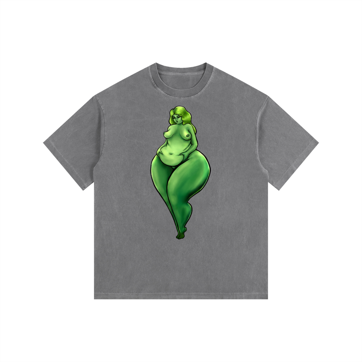 "Body of Light" retro washed cotton tee by ArtistNatalie