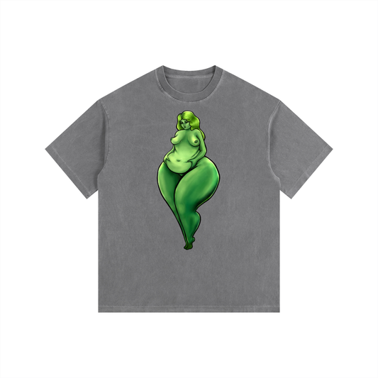 "Body of Light" retro washed cotton tee by ArtistNatalie