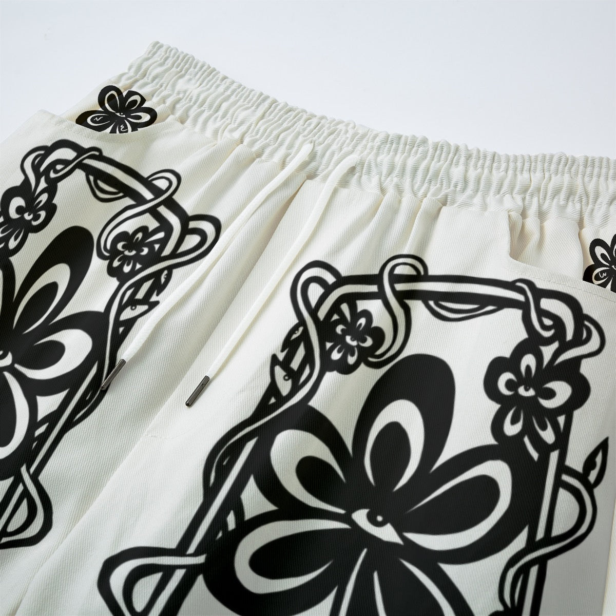 "Connected" cotton straight leg pants by ArtistNatalie, styled view