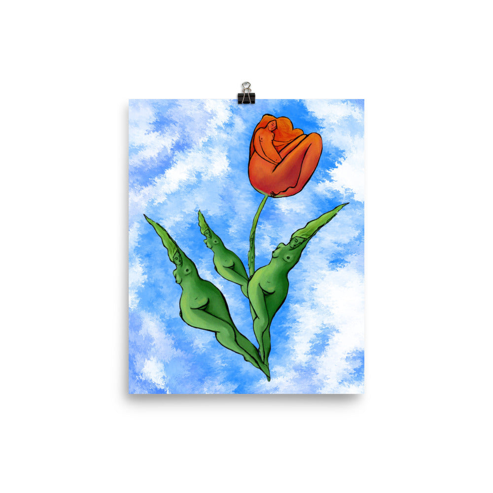 "Tulip" art print by ArtistNatalie, size options