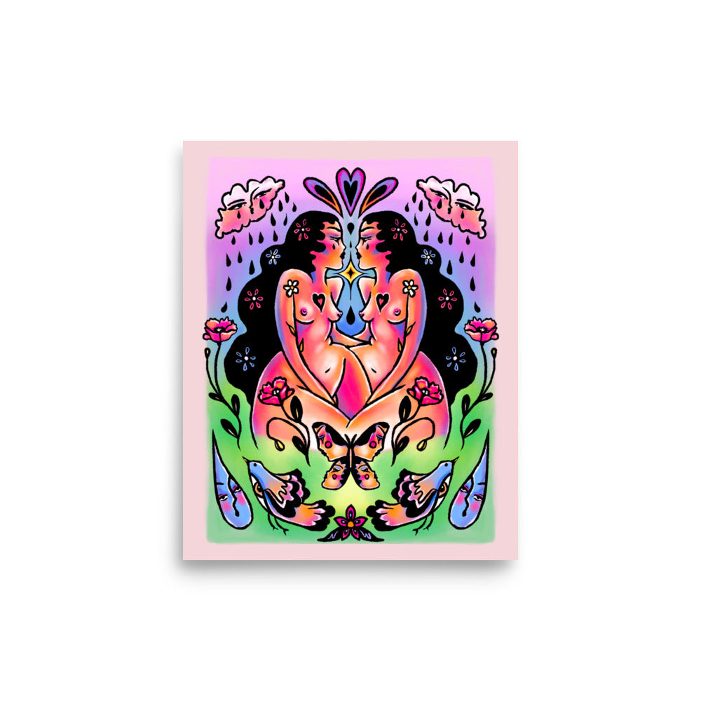 "Look Deep" art print by ArtistNatalie, size options