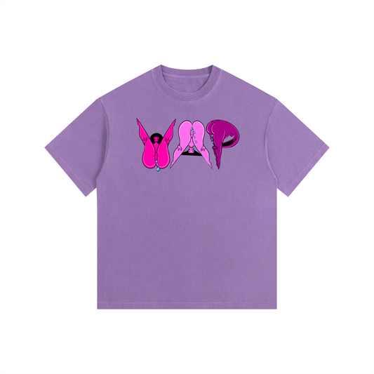 "WAP" retro washed cotton tee by ArtistNatalie