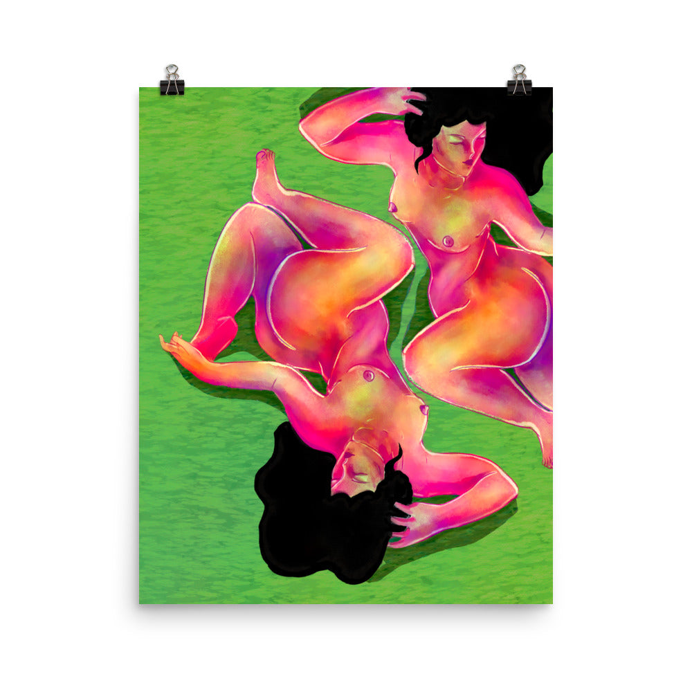 "Thank You For Letting Me Be Myself" art print by ArtistNatalie, print detail
