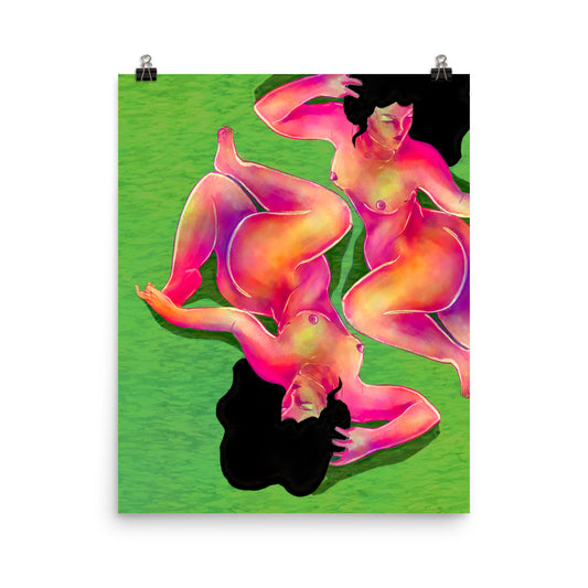 "Thank You For Letting Me Be Myself" art print by ArtistNatalie, print detail