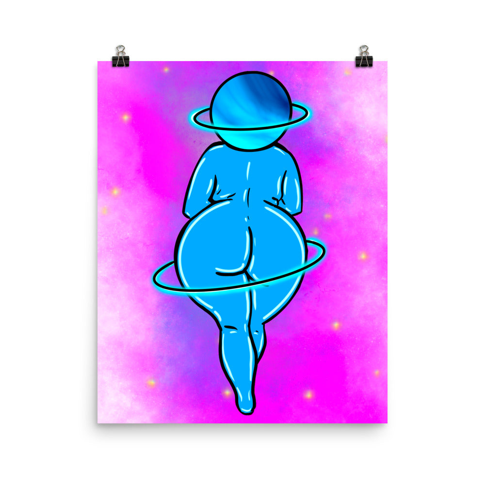 "Out Of This World" art print by ArtistNatalie, print detail