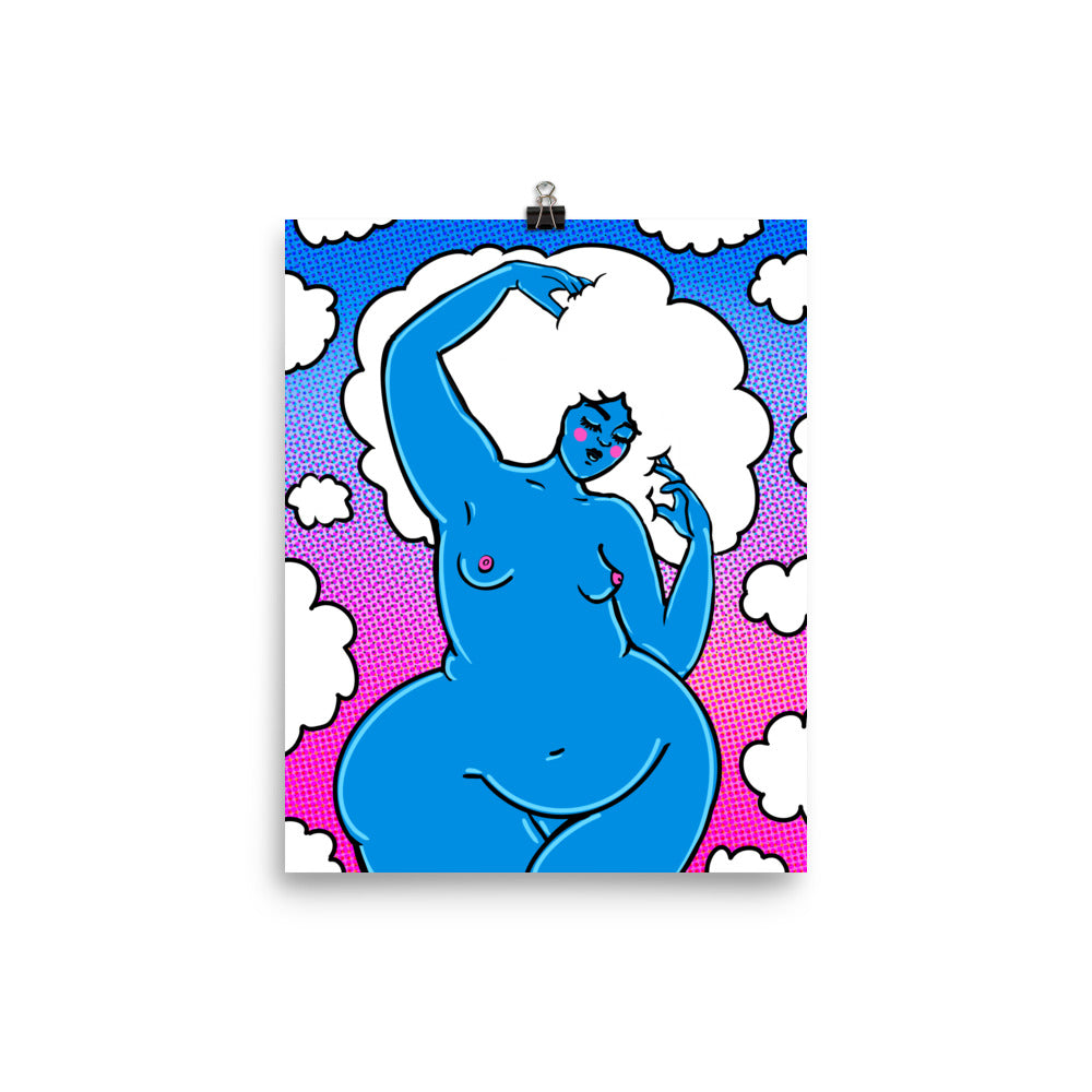 "The Sky Takes Up Space" art print by ArtistNatalie, size options