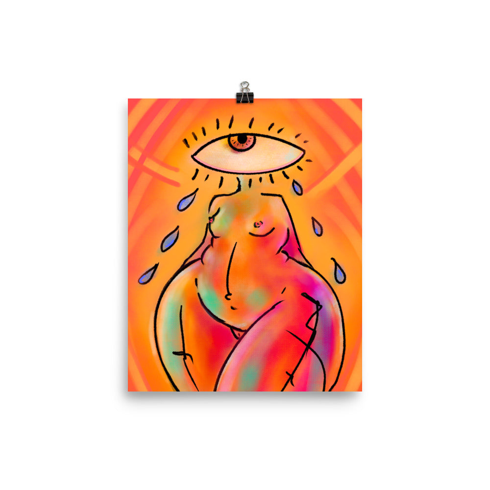 "Eye Am" art print by ArtistNatalie, size options