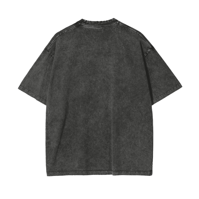 "Peach" acid-washed heavyweight cotton tee by ArtistNatalie, photo 16