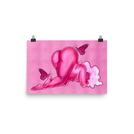 "Hanging Out" art print by ArtistNatalie, print detail