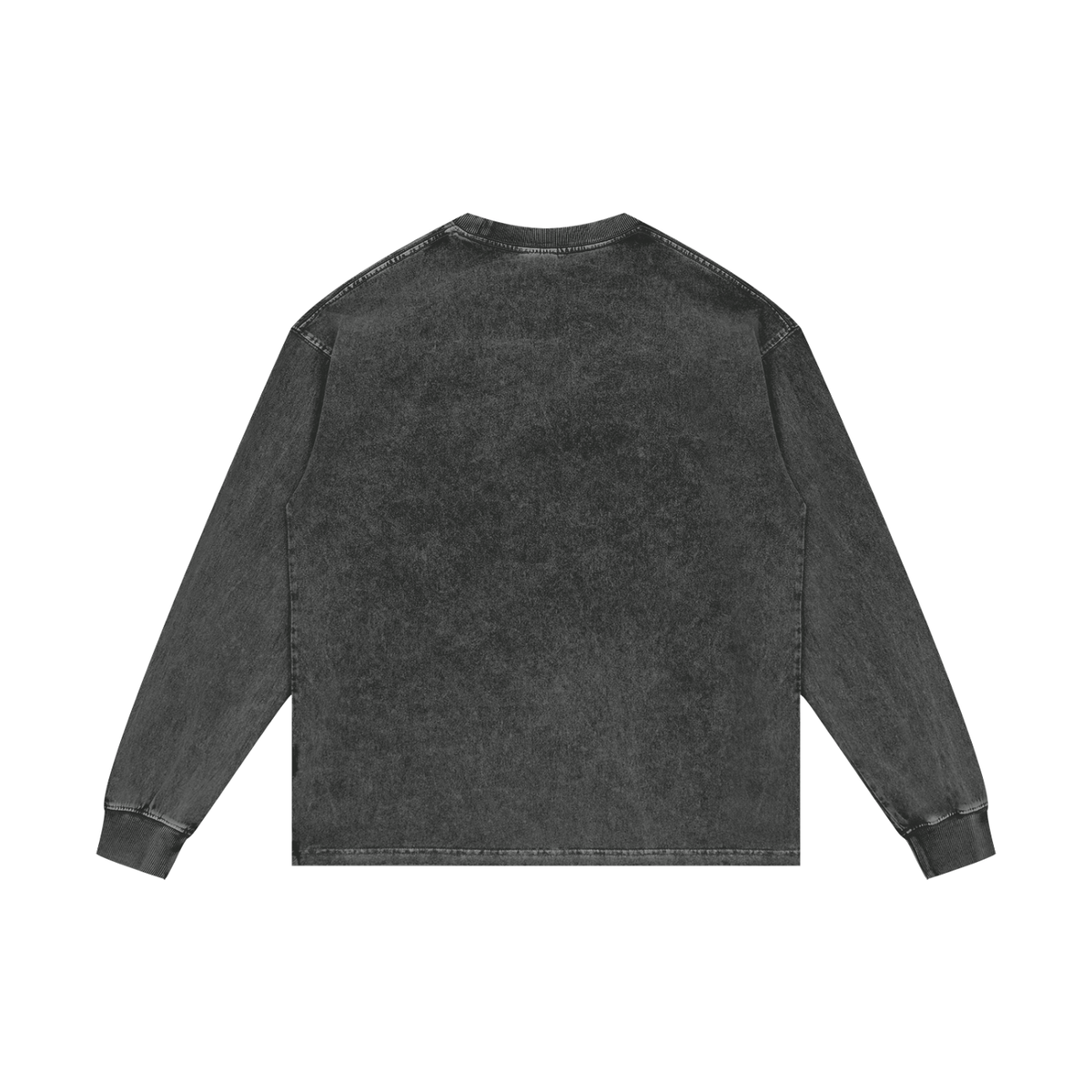 "Romantic with Flowers" acid washed cotton long sleeve tee by ArtistNatalie, photo 2