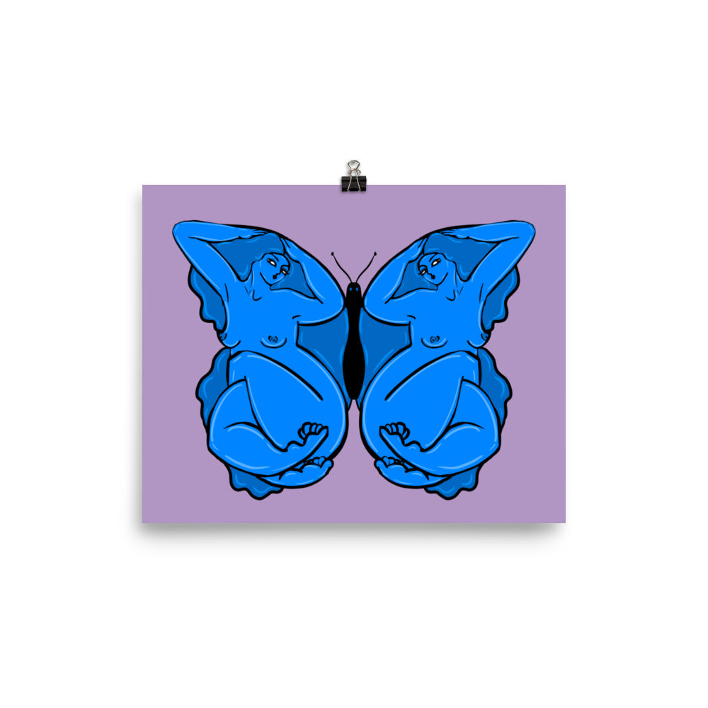 "Morpho" art print by ArtistNatalie, size options