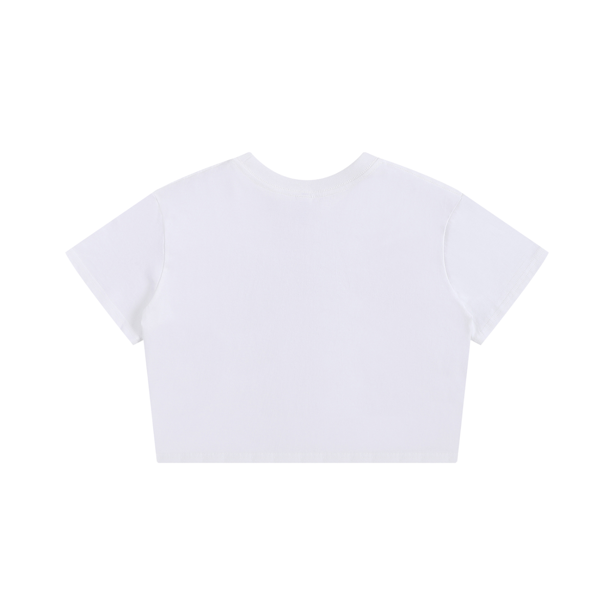 "Grow Up" fitted baby tee by ArtistNatalie, back view