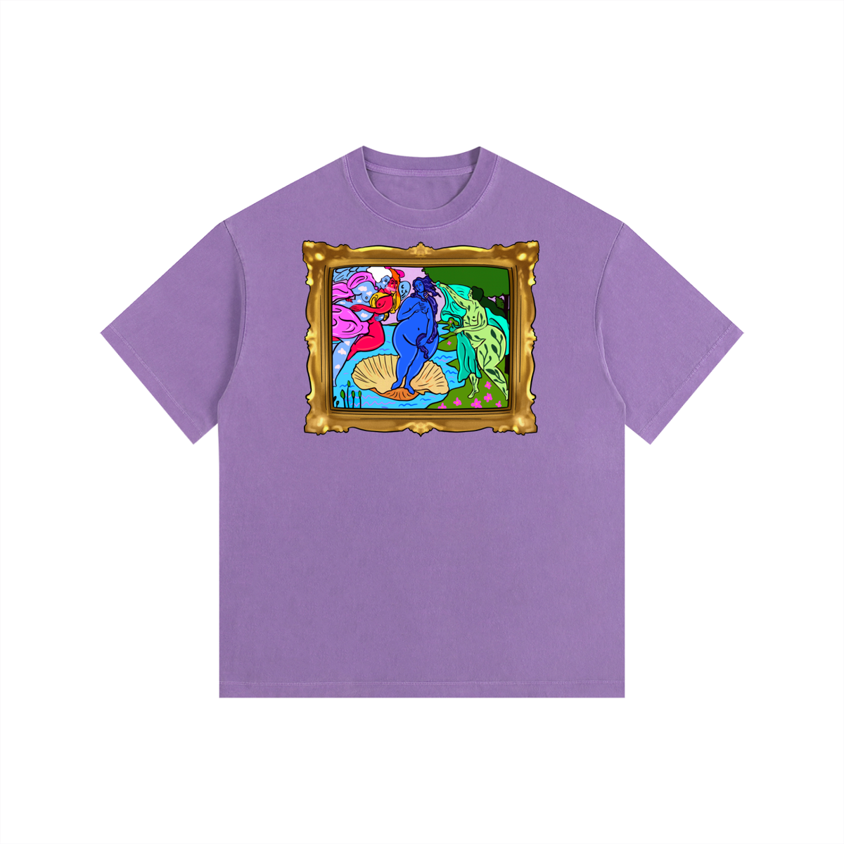 "Adaptation of Venus" retro washed cotton tee by ArtistNatalie, photo 7