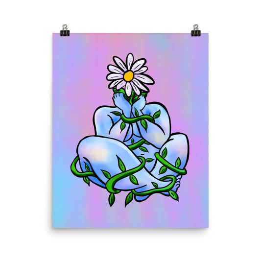 "Surrender To Softness" art print by ArtistNatalie, print detail
