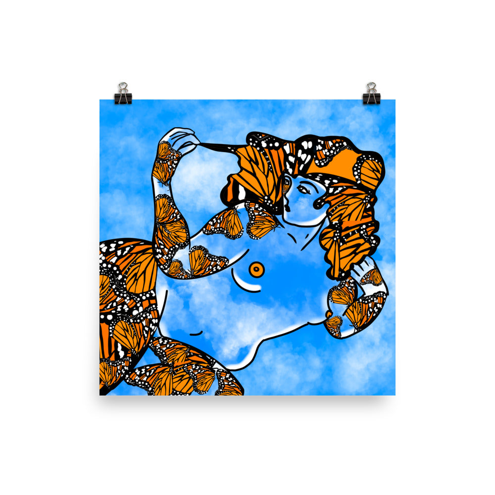 "Flutter" art print by ArtistNatalie, print detail