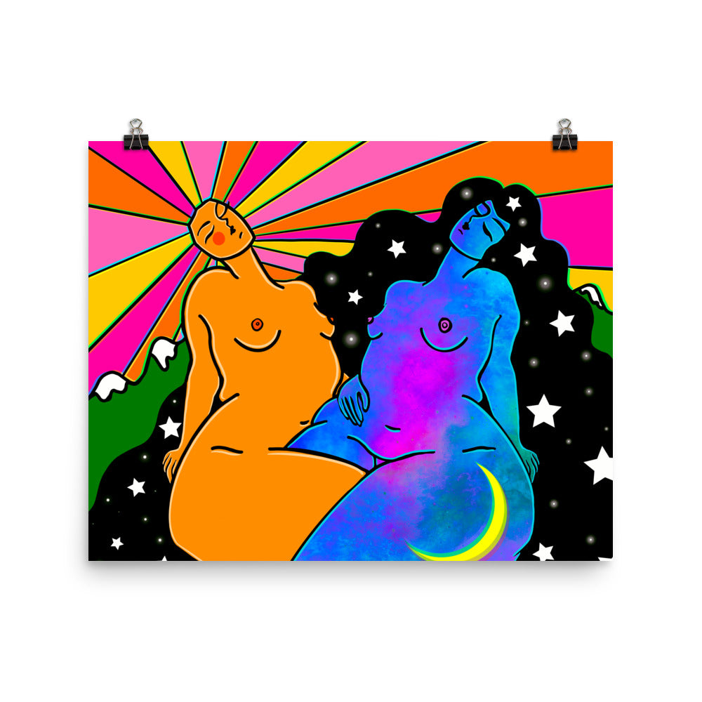 "Embody Love" art print by ArtistNatalie, print detail