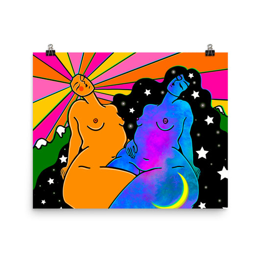 "Embody Love" art print by ArtistNatalie, print detail