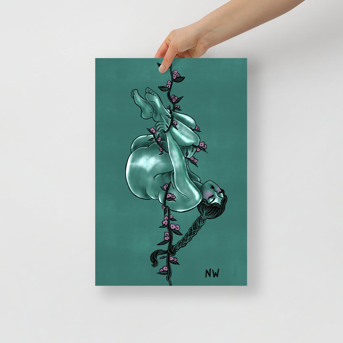 "Trust" art print by ArtistNatalie, print detail