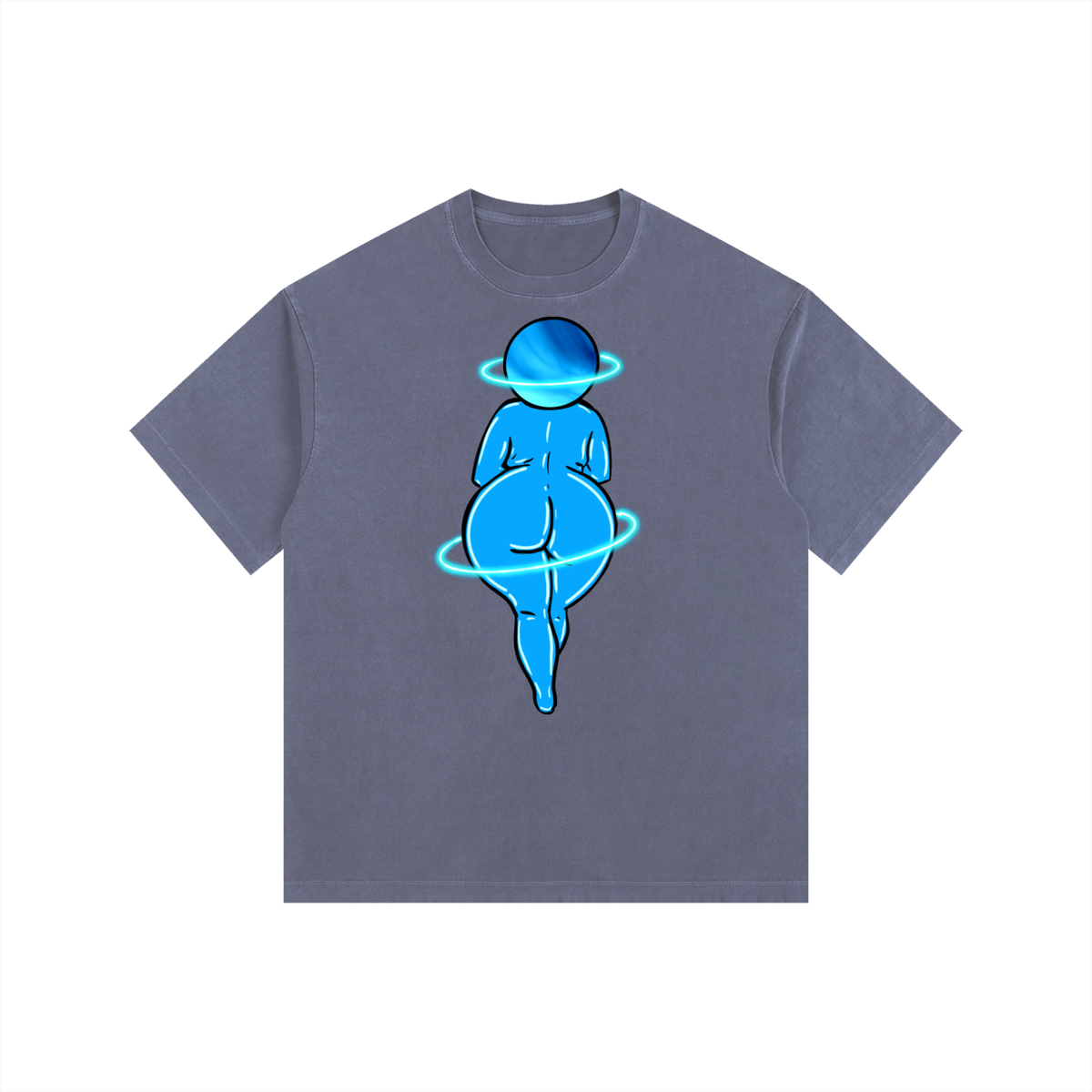 "Out of This World" retro washed cotton tee by ArtistNatalie, photo 3