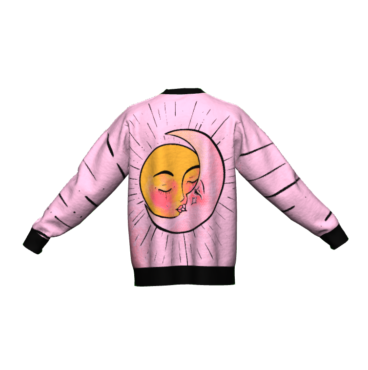 "Greatest Romance" woven sweater by ArtistNatalie, styled view