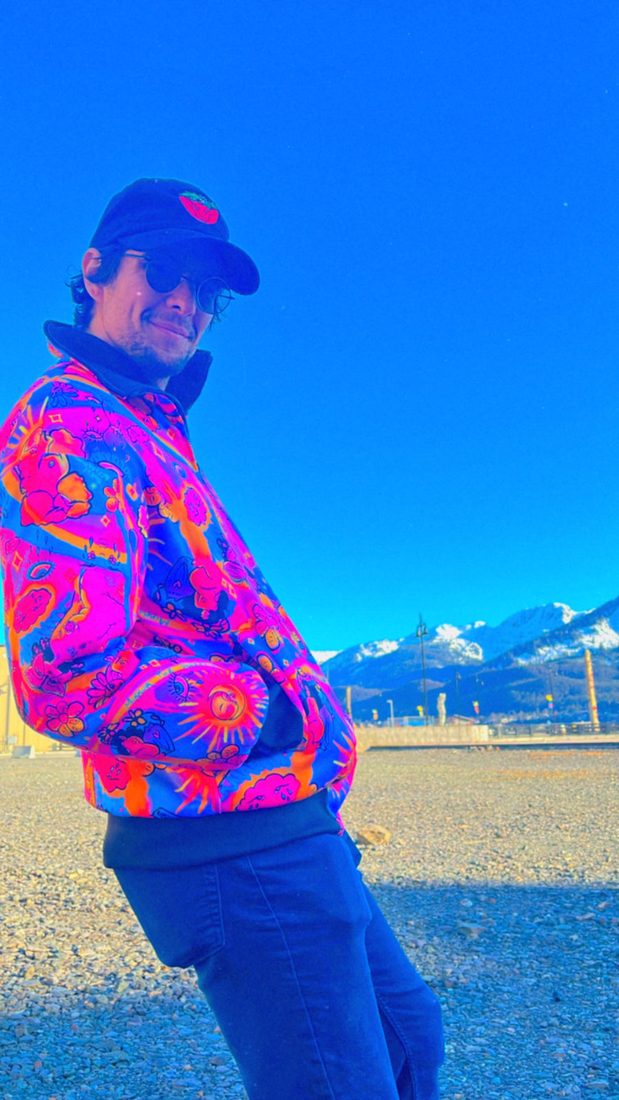 Customer wearing Mirror the Universe Jacket
