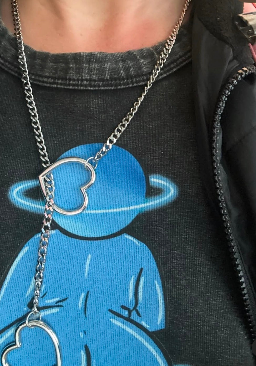 Customer wearing Out of This World Heavyweight Washed Tank