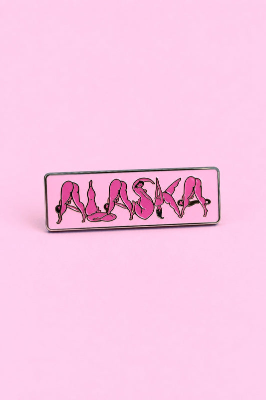 Alaska hard enamel pin by ArtistNatalie