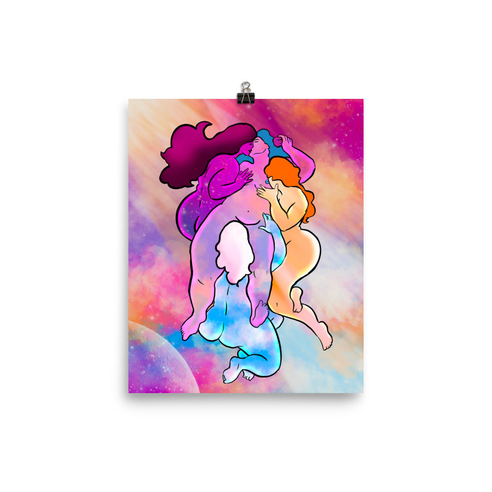 "Adaptation of The Cursed Woman" art print by ArtistNatalie, product mockup