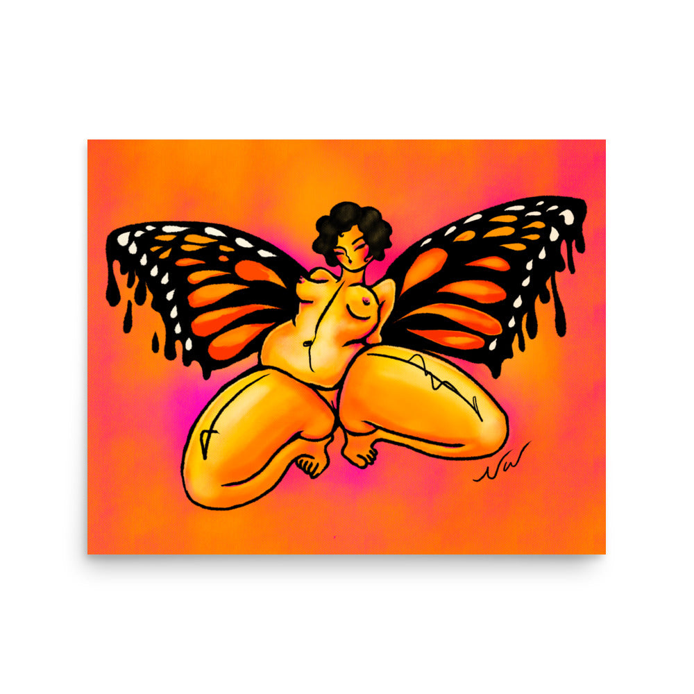 "Take Your Wings And Go" art print by ArtistNatalie, size options