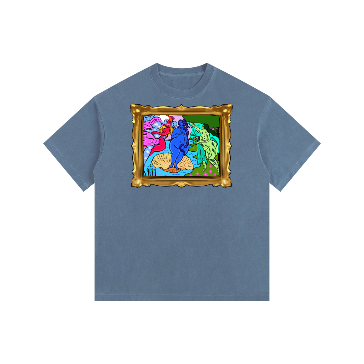 "Adaptation of Venus" retro washed cotton tee by ArtistNatalie, photo 5