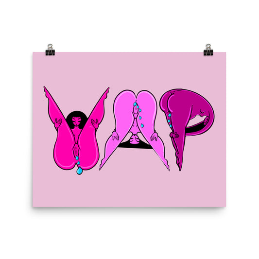 "WAP" art print by ArtistNatalie, print detail