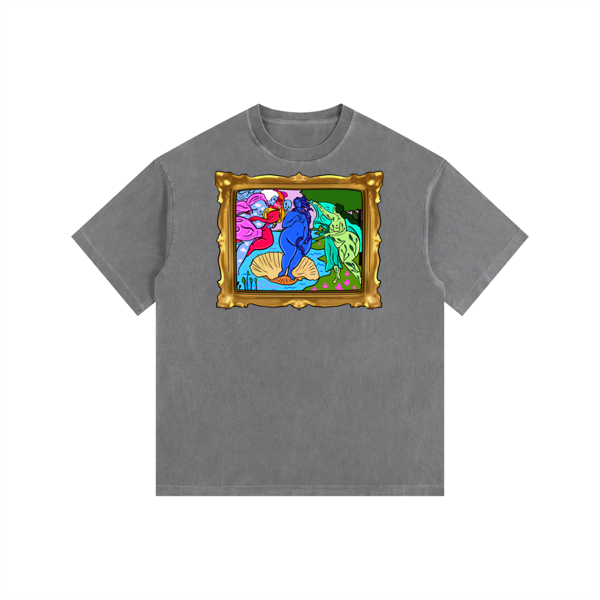 "Adaptation of Venus" retro washed cotton tee by ArtistNatalie, photo 3