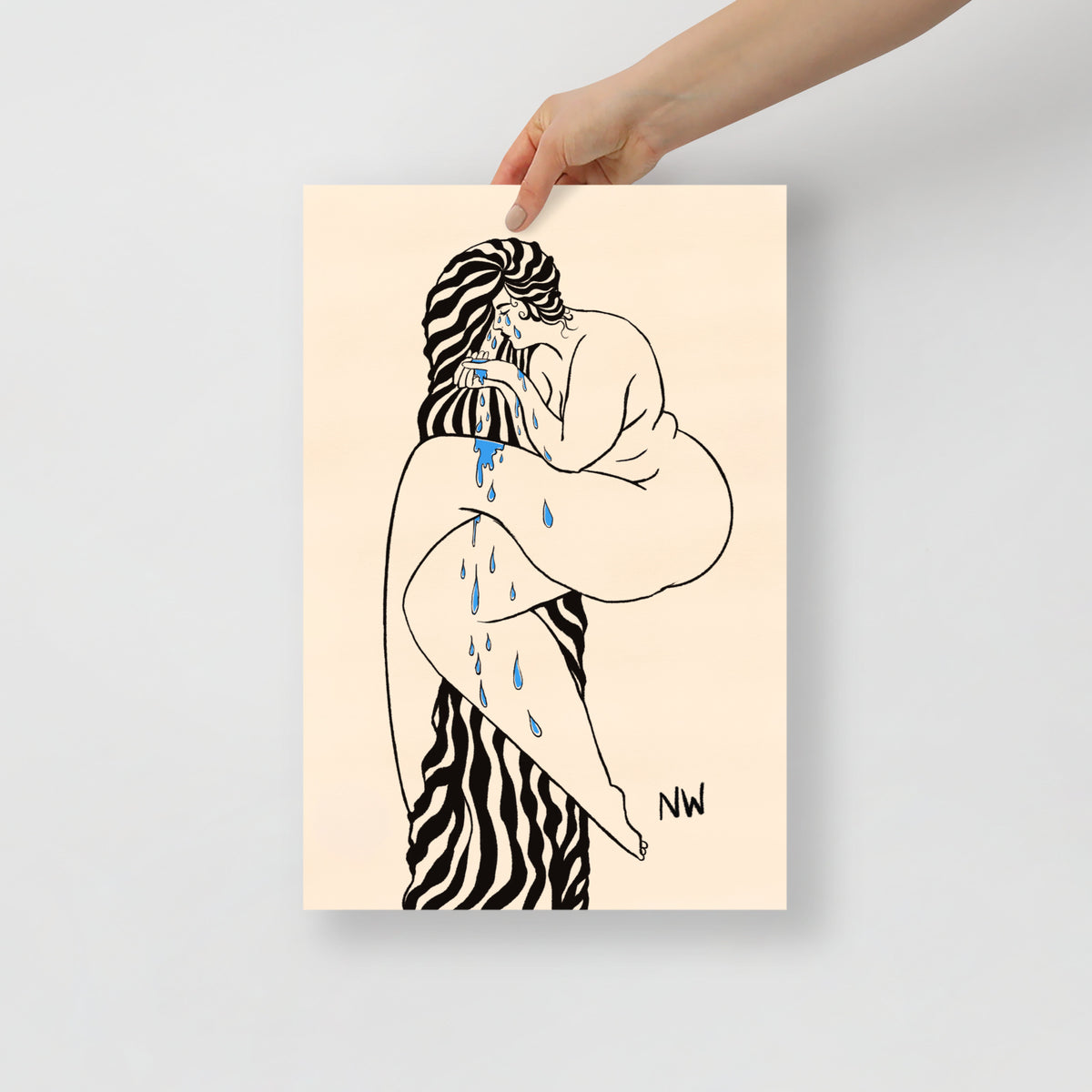 "Overcome" art print by ArtistNatalie