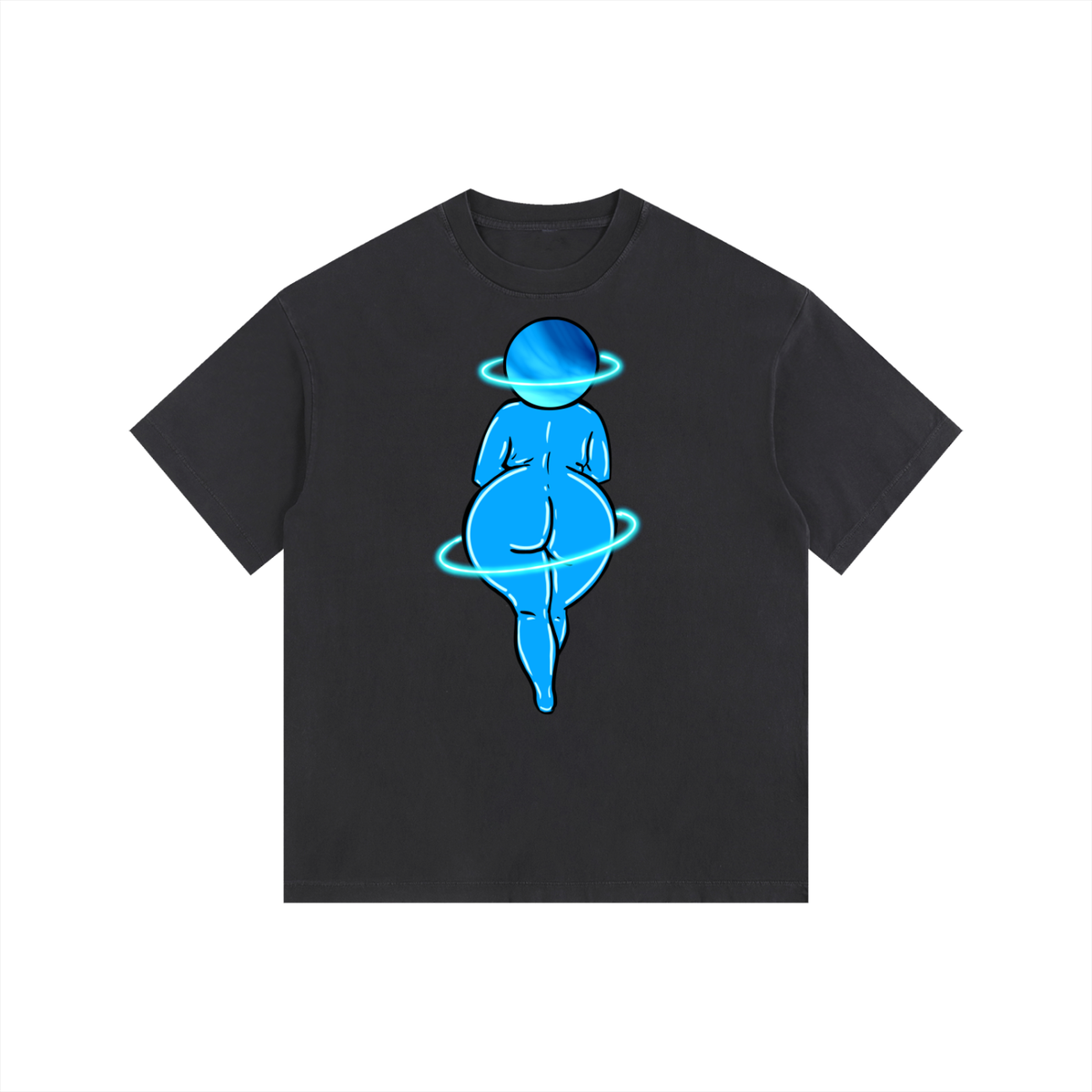 "Out of This World" retro washed cotton tee by ArtistNatalie
