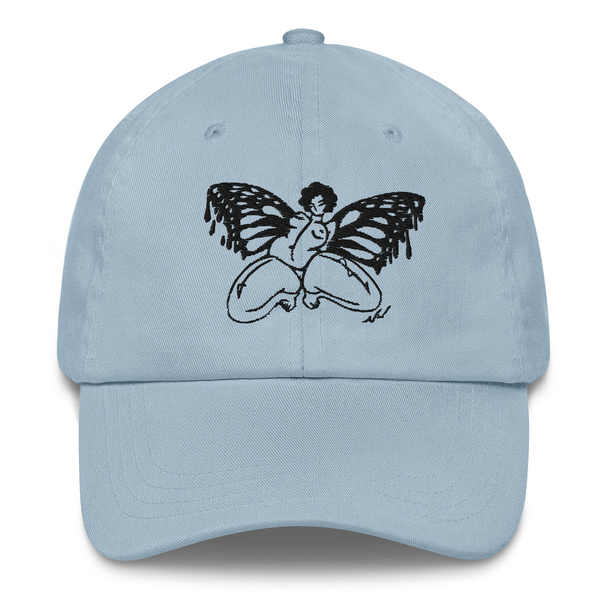 "Take Your Wings And Go" embroidered dad hat by ArtistNatalie, photo 9