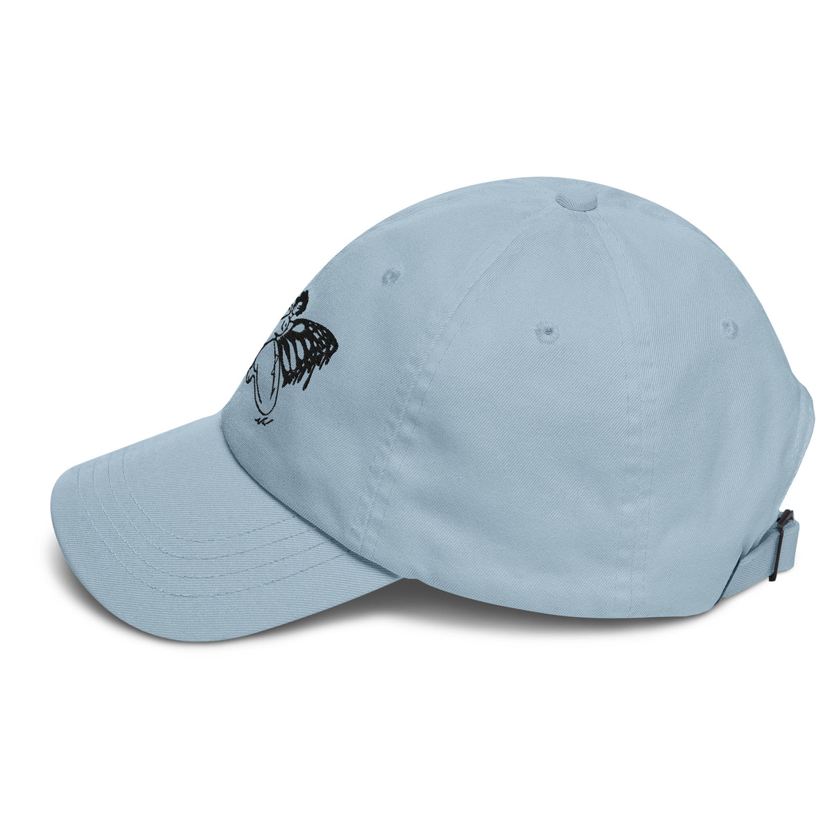 "Take Your Wings And Go" embroidered dad hat by ArtistNatalie, photo 11