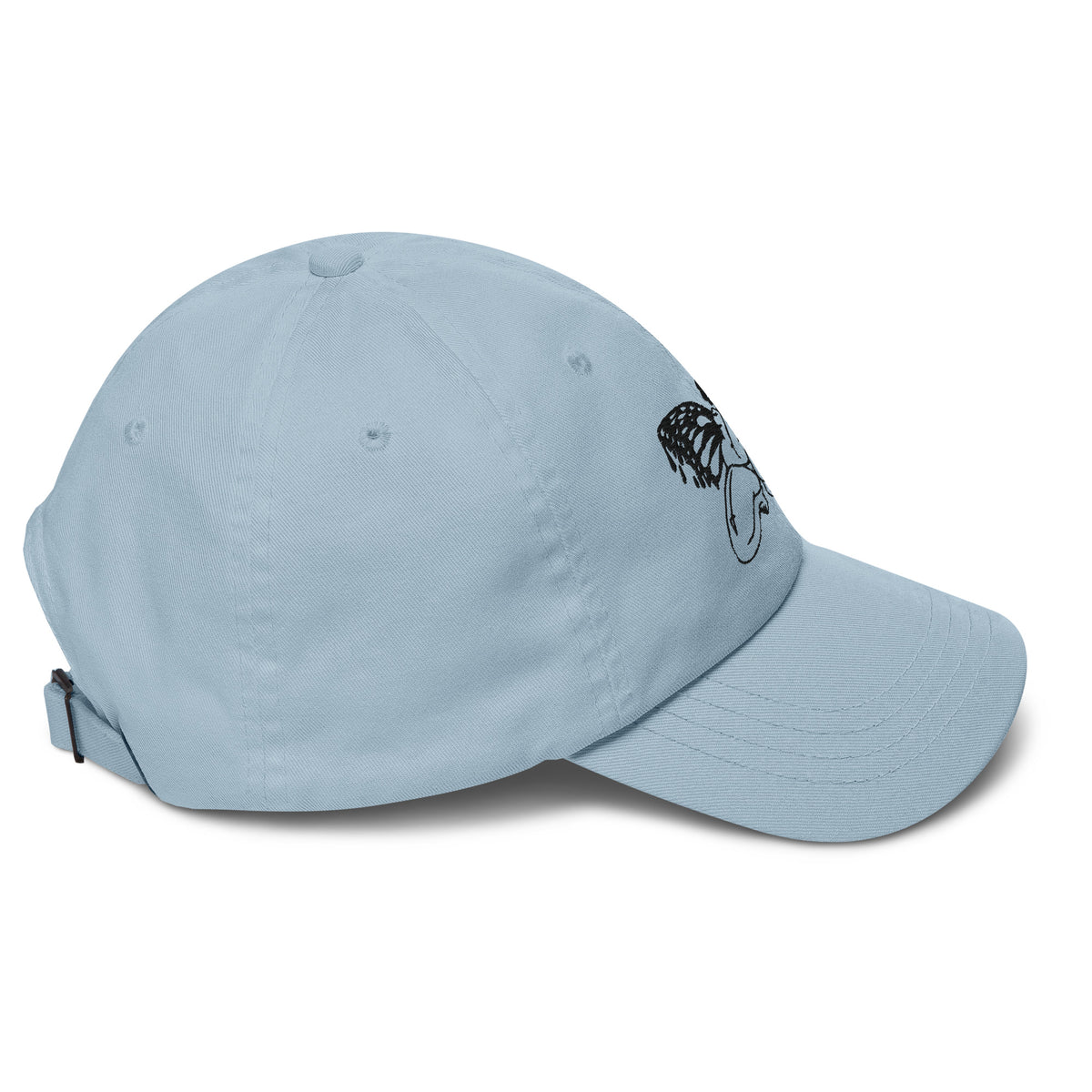 "Take Your Wings And Go" embroidered dad hat by ArtistNatalie, photo 10