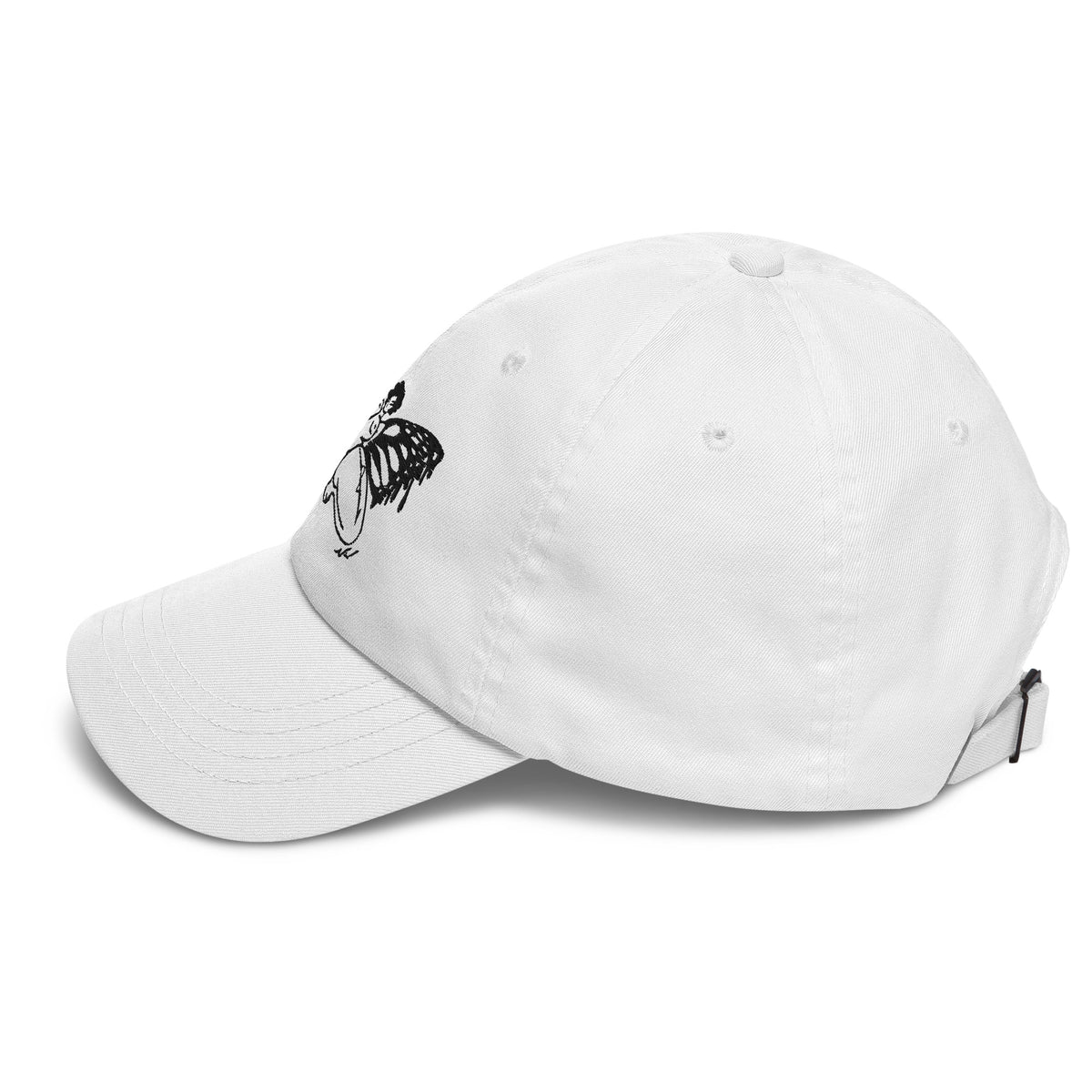 "Take Your Wings And Go" embroidered dad hat by ArtistNatalie, photo 15