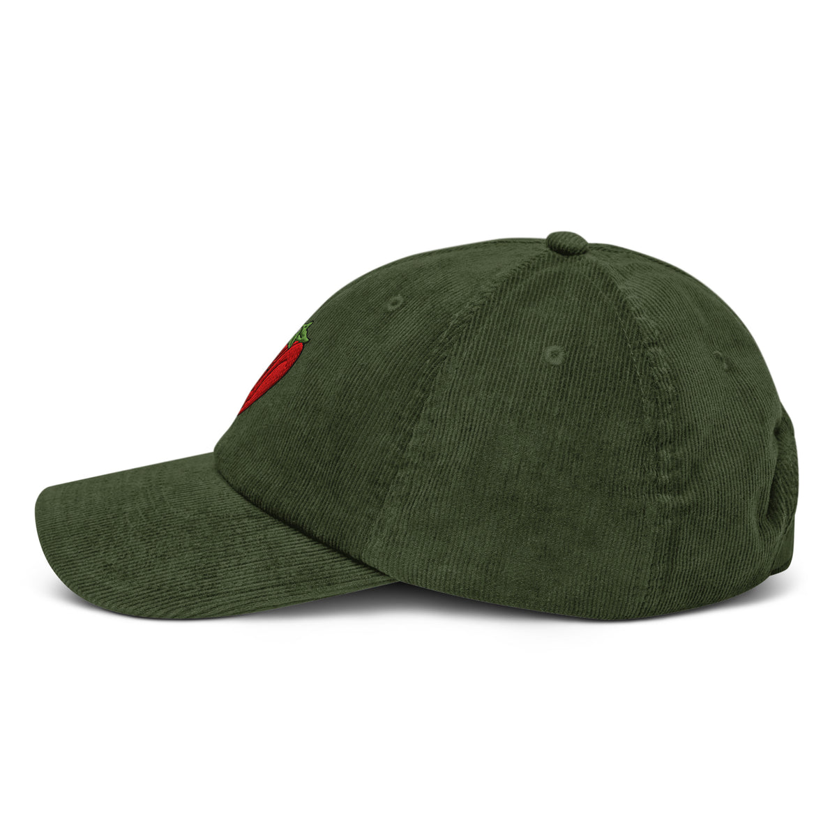 "Strawberry" corduroy hat by ArtistNatalie, photo 9