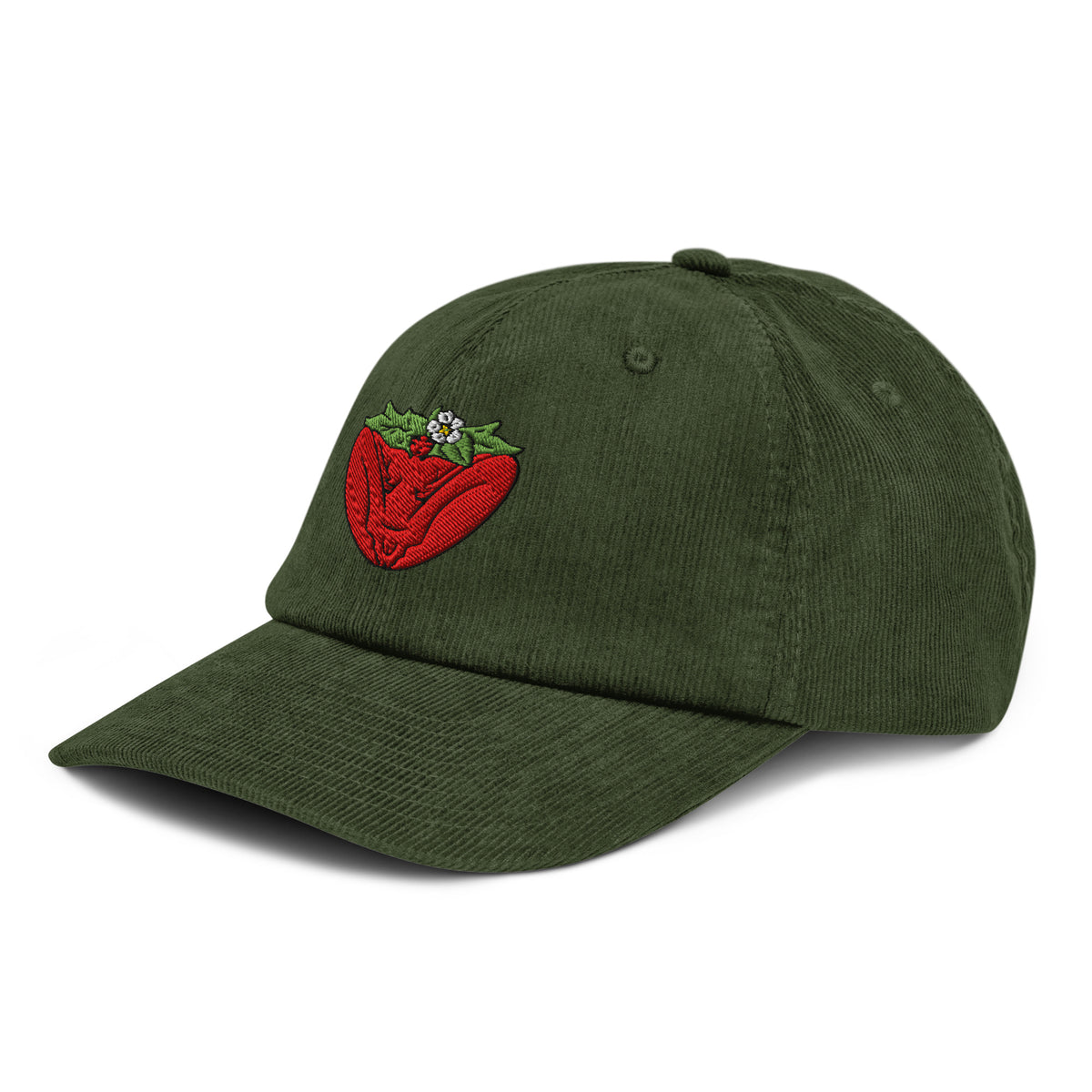 "Strawberry" corduroy hat by ArtistNatalie, photo 10