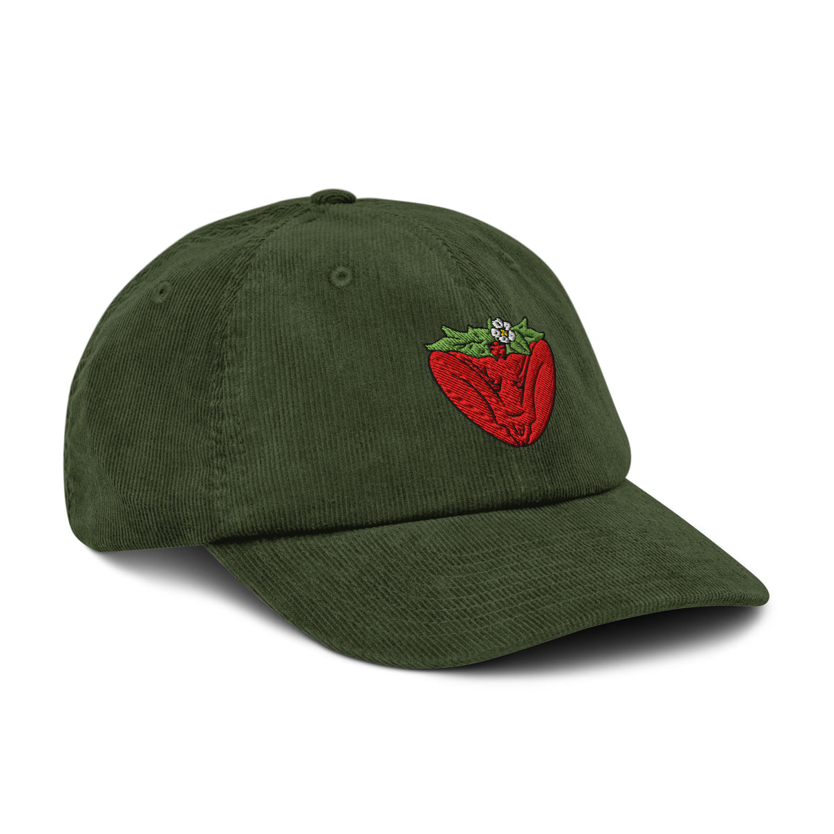 "Strawberry" corduroy hat by ArtistNatalie, photo 12