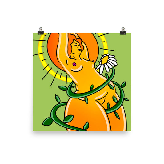 "Solar Power" art print by ArtistNatalie, print detail