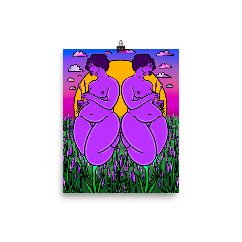 "Lavender" art print by ArtistNatalie, size options